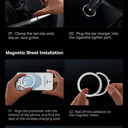 Wireless Fast Car Charger for iPhone