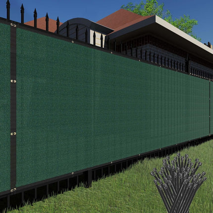 180GSM Privacy Fence Screen Green-1Mx3M