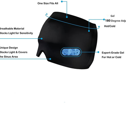 Reusable Cooling Cap Gel Ice Cap Cooling Head Wrap