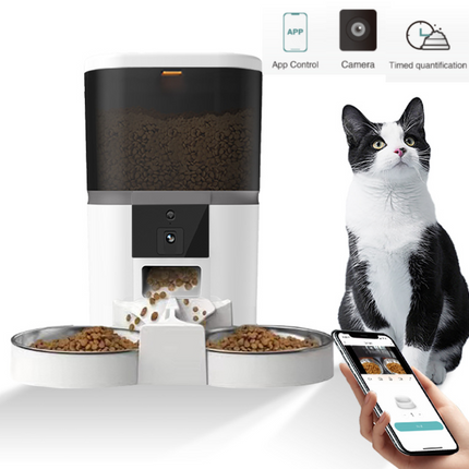 Pet Feeder, Dog Cat Feeder 6L Automatic - salelink.co.nz