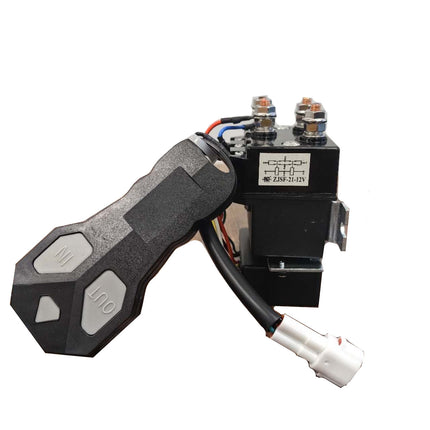500A 12V Winch Solenoid with Remote Suitable upto 5000lbs - salelink.co.nz