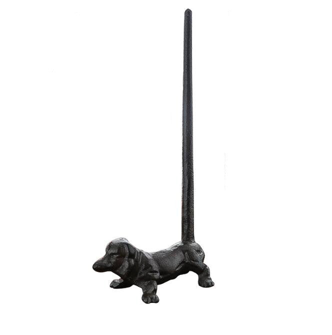 Cast Iron Dog Paper Tissue Holder