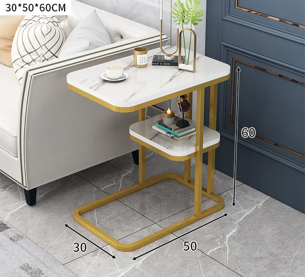 C Shaped End Table