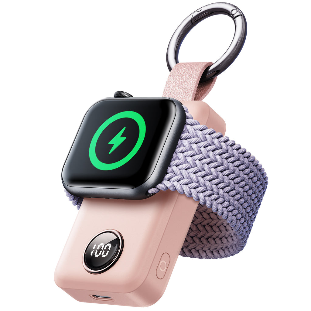 JOYROOM 2000mAh Wireless Charger For Apple Watch Pink