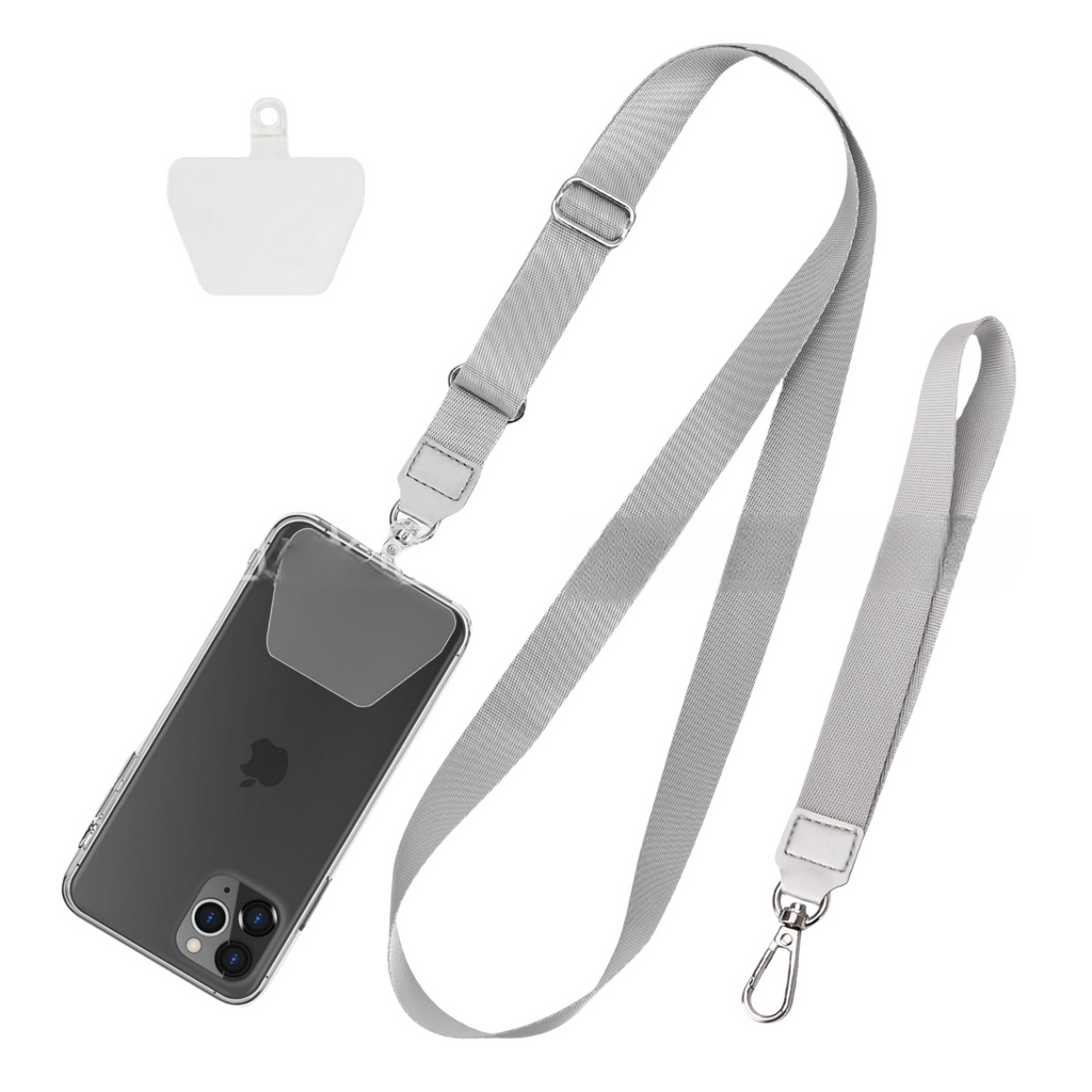 Phone Lanyard Grey