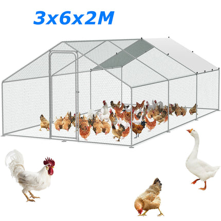 Chicken Coop Run 3x6x2M - salelink.co.nz
