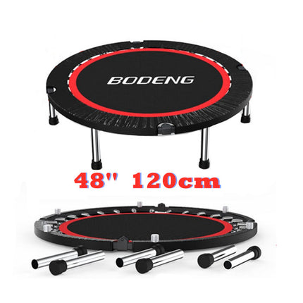 48'' Trampoline Folding Fitness Exercise Rebounder - salelink.co.nz