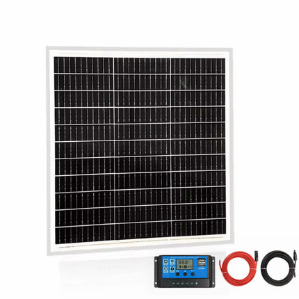 60W Solar Panel + 30A CONTROLLER + 10M Solar Extension Cable