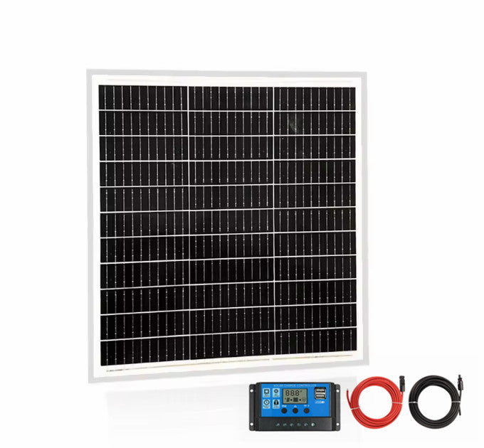 60W Solar Panel + 30A CONTROLLER + 10M Solar Extension Cable