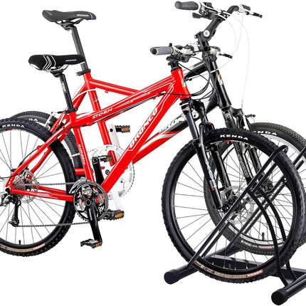 2 Bike Floor Type Parking Rack Stand