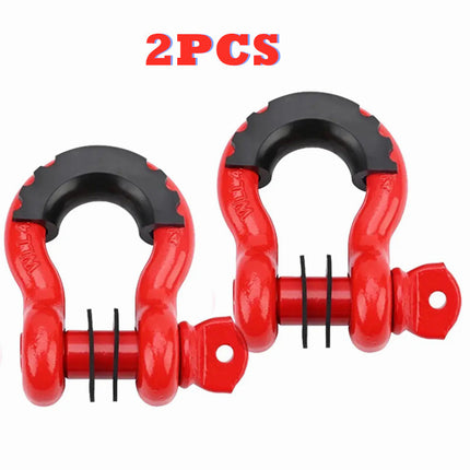 2 Pack D Ring Shackle 3/4" with 7/8" Screw Pin