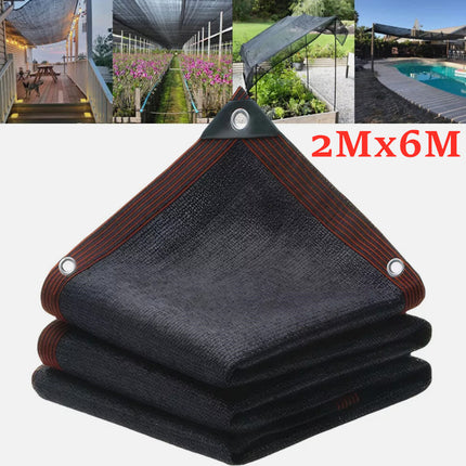 70g 95% Black Shade Cloth 2Mx6M