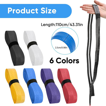 6Pcs Tennis Racket Grip Tapes