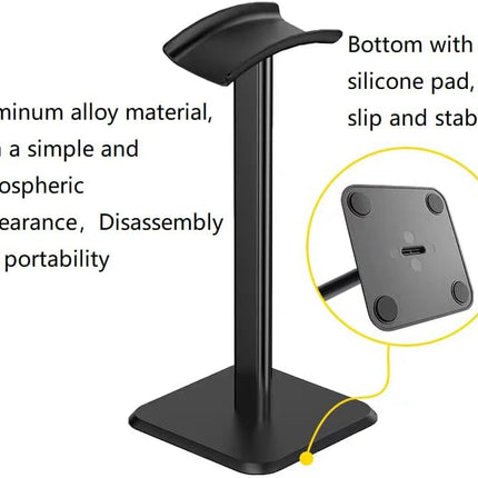Portable Earphone Headset Hanger Holder Headphone Fashion Desk Display Stand