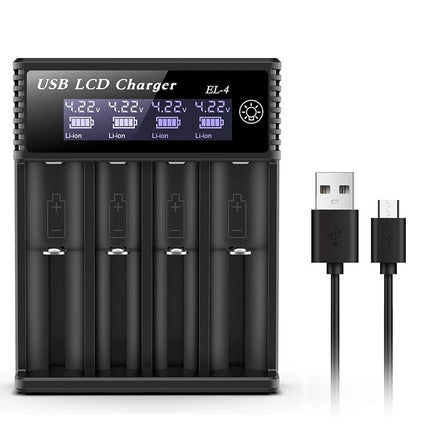 Battery Charger Type-C 4 slots