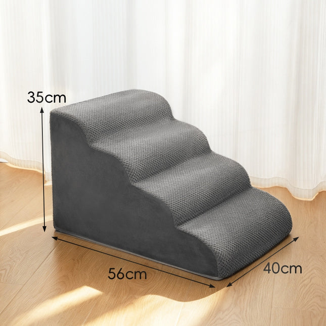 4-Steps Pet Ramp Stairs for Beds & Couches
