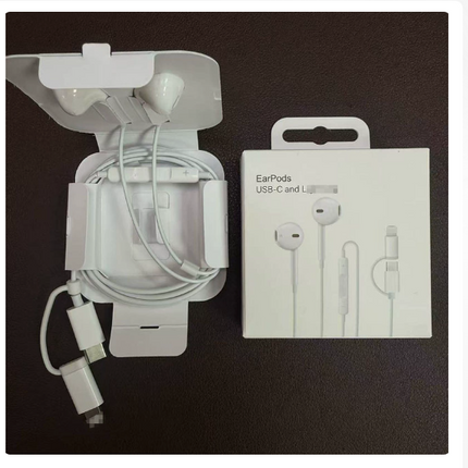 USB-C & Lightning Wired Headphones for iPhone
