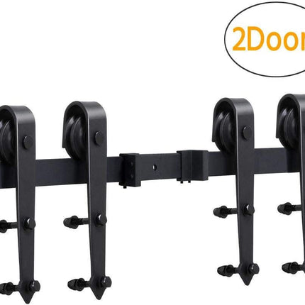12FT/366cm Barn Door Hardware Kit