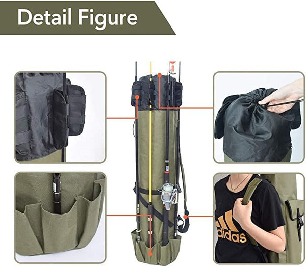 Fishing Rod Bag green