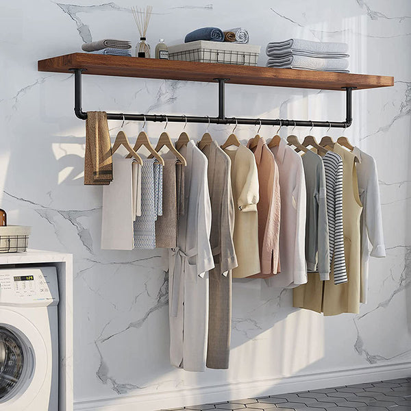 Industrial Pipe Clothes Rack