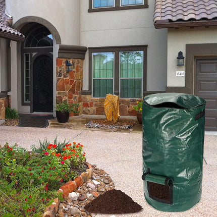4x Reusable Compost Bin Bag 15 Gallon 35x60cm