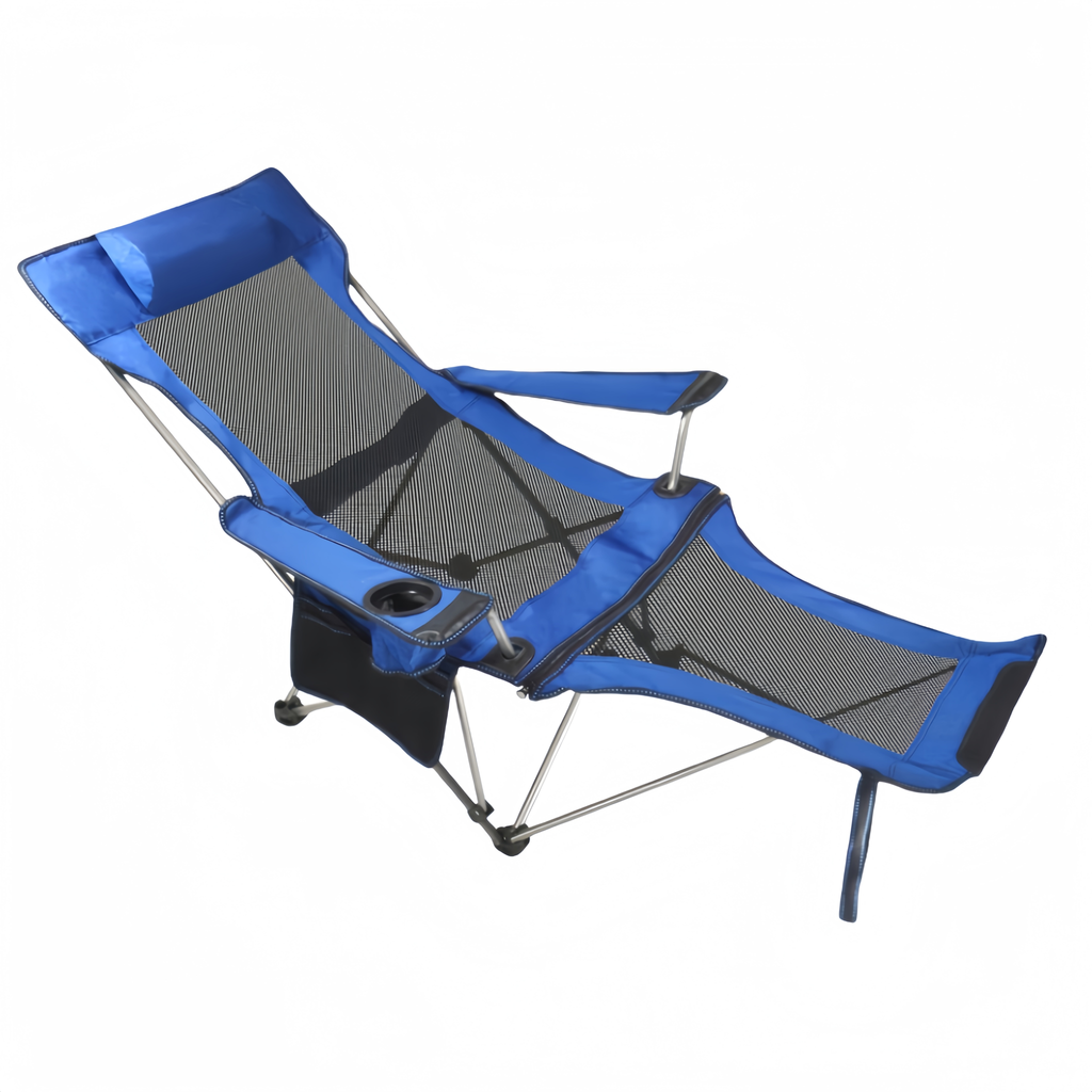 Reclining Camping Chair with Footrest