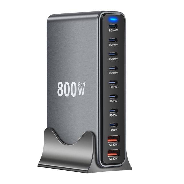 800W GaN PD USB Type C Fast Charger Charging Station For Laptop, Mobile, MacBook
