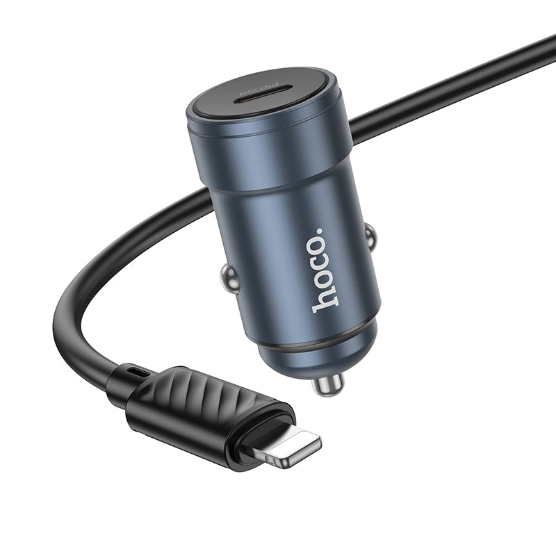 Hoco Fast Charging 30W C to iP Car Charger