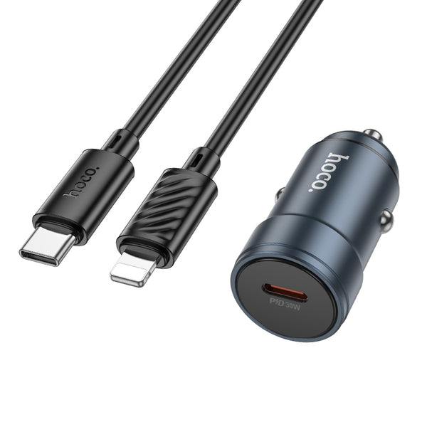 Hoco Fast Charging 30W C to iP Car Charger
