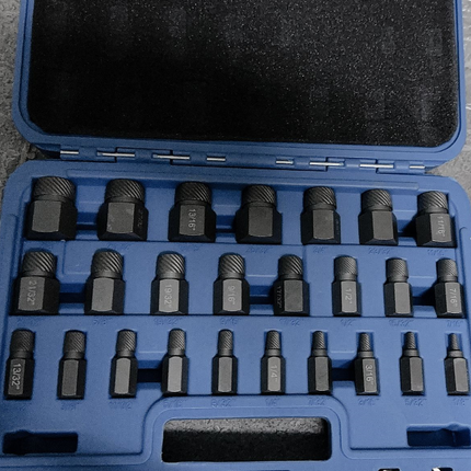 25PCS 3/8 Screw Nut Remover Set