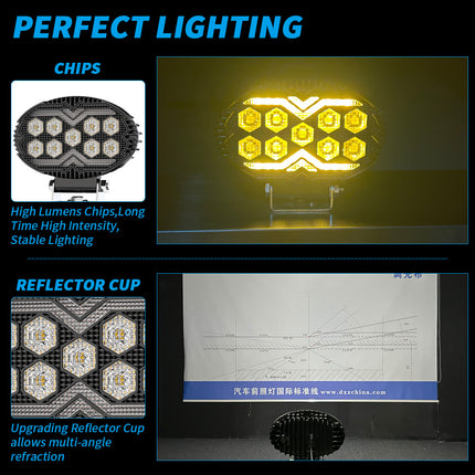5.5inch LED Work Light with Daytime Running Light