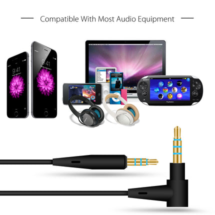 Cable Remote Mic For Bose QuietComfort 25 35 QC25 QC35 - salelink.co.nz