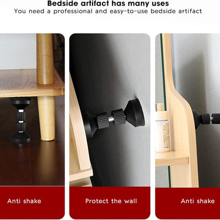 2Pcs Adjustable Bed Frame Anti-Shake Tool