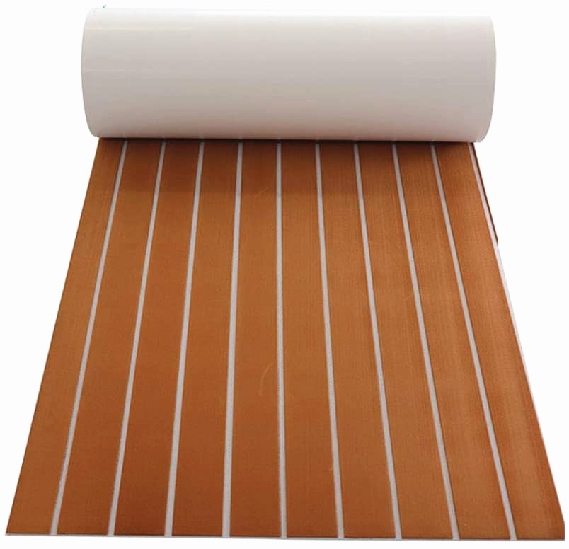 240x90cm Marine Boat Flooring EVA Foam Yacht Teak Decking Sheet Carpet Floor