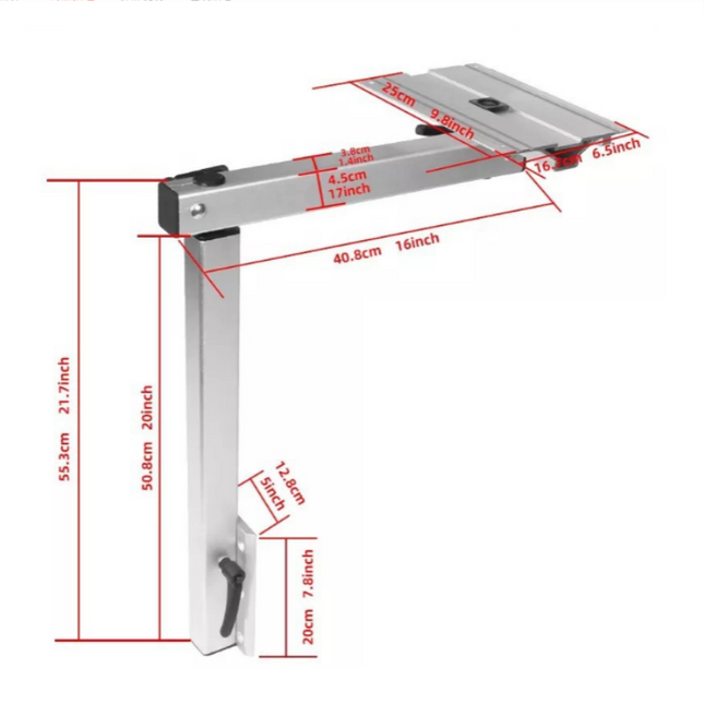Aluminum Alloy Caravan Table Leg
