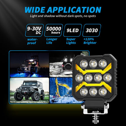 4inch LED Work Light with Daytime Running Light