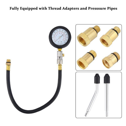 Engine Cylinder Pressure Compression Tester Set - salelink.co.nz