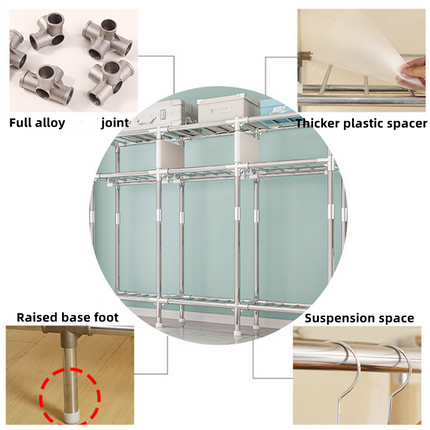 Clothes Wardrobe Organiser - salelink.co.nz