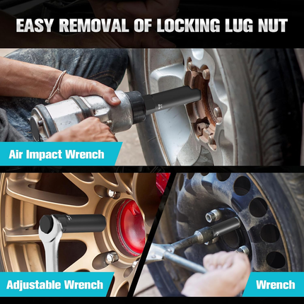 8pcs Lug Nut Remover Extractor Tool