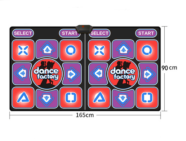 Double Dancing Mat Sports Fitness Games
