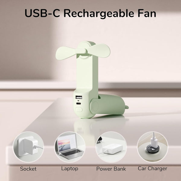 Handheld Mini Fan Portable USB Pocket Fan