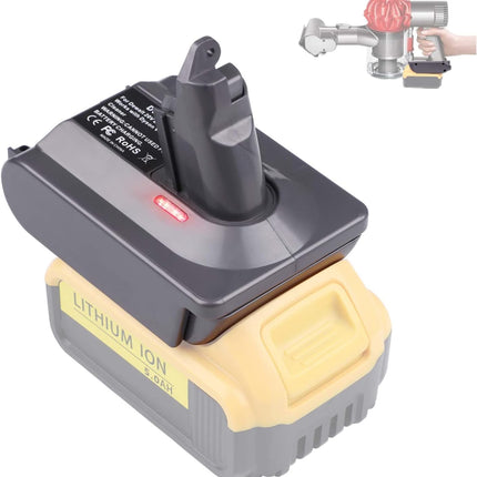 Dewalt to Dyson V6 Battery Adapter Converter