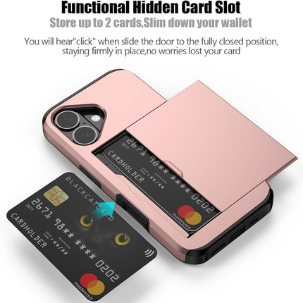 iPhone 16 Plus Case Card Slots Holder - salelink.co.nz
