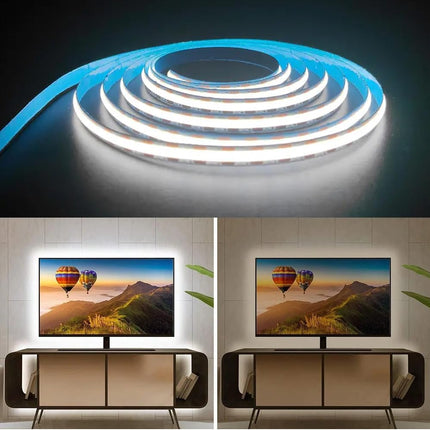 2M USB COB LED String Light Strip - Cool White