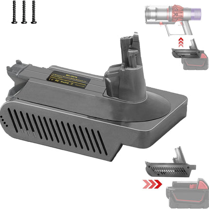 Milwaukee M18 18V Battery Adapter Converter To Dyson V10 Battery - salelink.co.nz