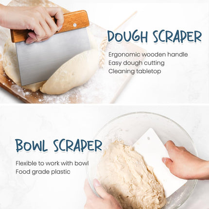 Bread Proofing Basket Set - salelink.co.nz