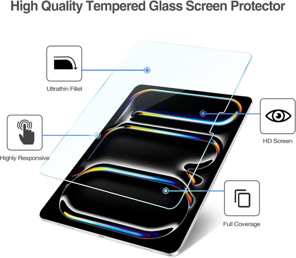 iPad Pro 11 inch 2024 (M4) Tempered Glass Screen Protector