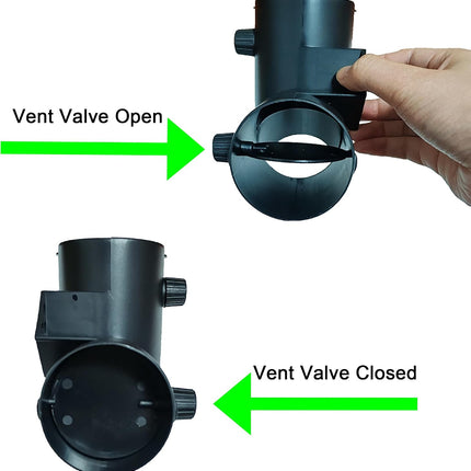 60mm 3-Way Y Shape Diesel Heater Duct Connector Accessories Hose Pipe Ducting