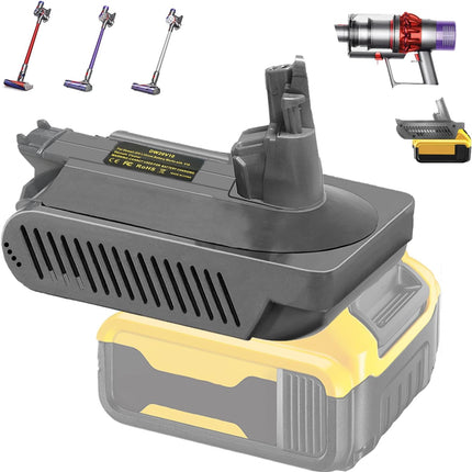(No Battery)Dewalt 18V 20V Battery Adapter Converter To Dyson V10 Battery