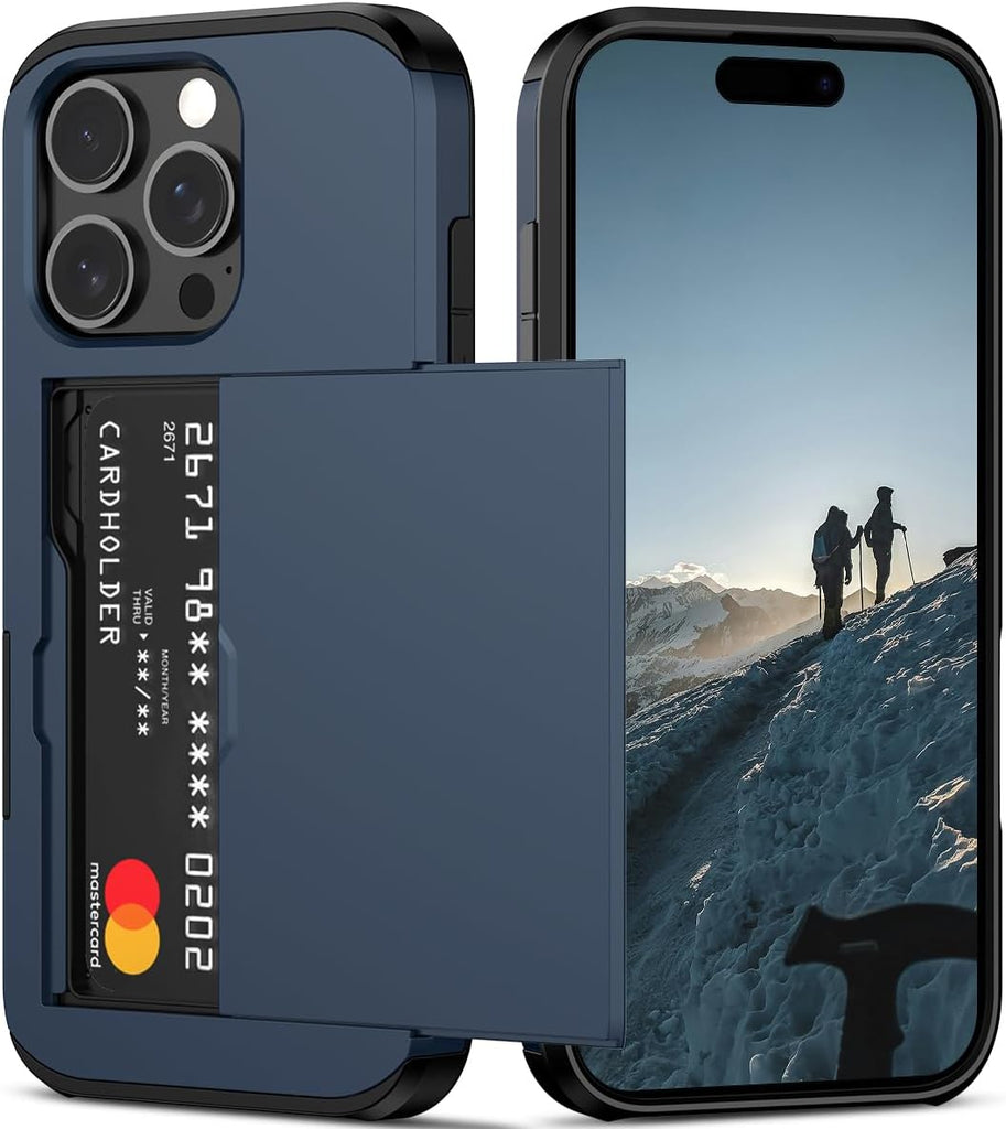 iPhone 16 Pro Case Card Slots Holder